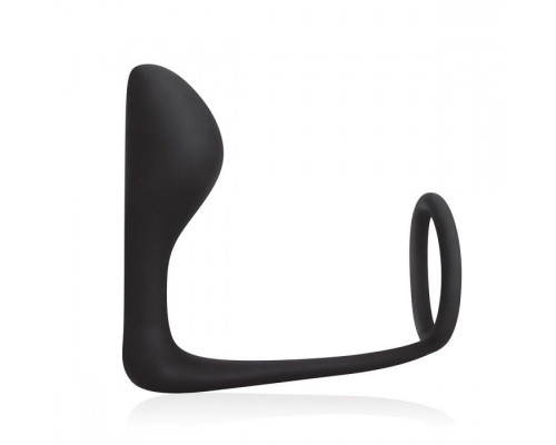 Заказать Стимулятор простаты с фиксацией эрекционным кольцом Prostate Gear