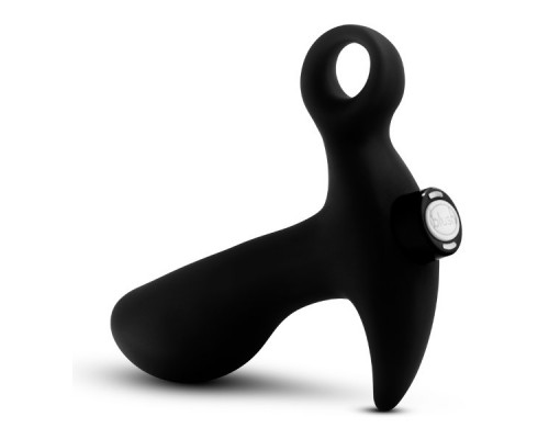 Заказать Черный анальный вибратор Silicone Vibrating Prostate Massager 01 - 10,8 см.