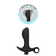 Заказать Черный анальный вибратор Silicone Vibrating Prostate Massager 01 - 10,8 см.