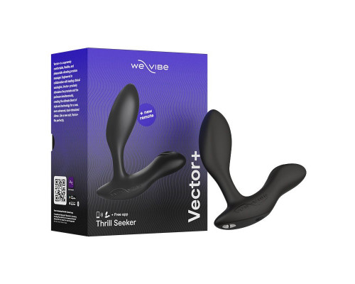 Заказать Черный анальный вибратор We-Vibe Vector+