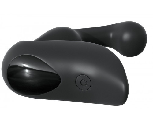 Заказать Черный вибромассажер простаты с пультом ДУ Control P-Spot Pro