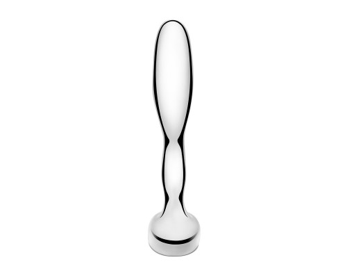 Заказать Стальной стимулятор простаты Stainless Steel Prostate Plug - 11,5 см.