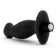 Заказать Черный анальный вибромассажёр Silicone Vibrating Prostate Massager 02 - 10,8 см.