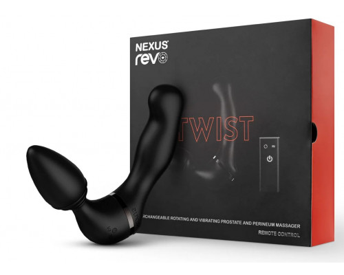 Заказать Черный гибридный вибромассажер Nexus Revo Twist