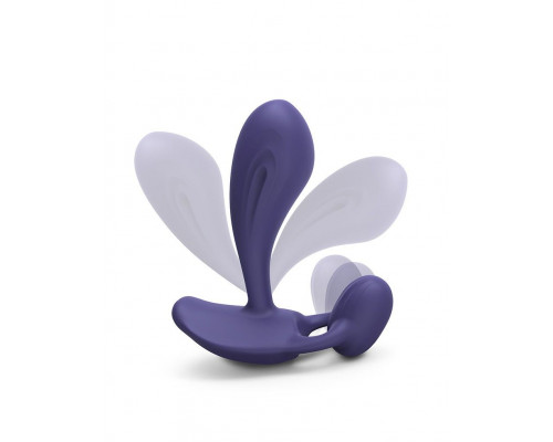 Заказать Темно-синий вибромассажер Witty P G Vibrator with Remote Control