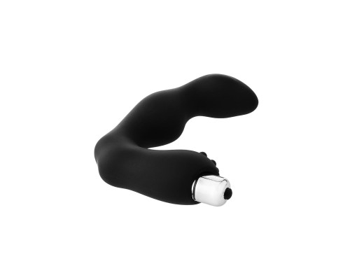 Заказать Черный вибромассажер простаты FantASStic Vibrating Prostate Massager - 11,3 см.