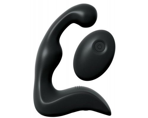Заказать Черный вибромассажер простаты с пультом ДУ Control P-Spot Pro