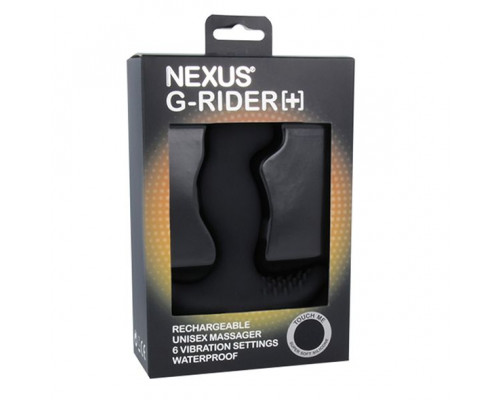 Заказать Черный вибромассажер простаты Nexus G-Rider+ - 12,6 см.