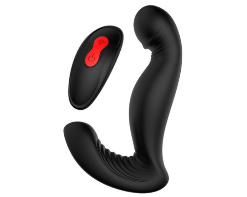 Черный вибромассажер простаты SWIRLING P-PLEASER