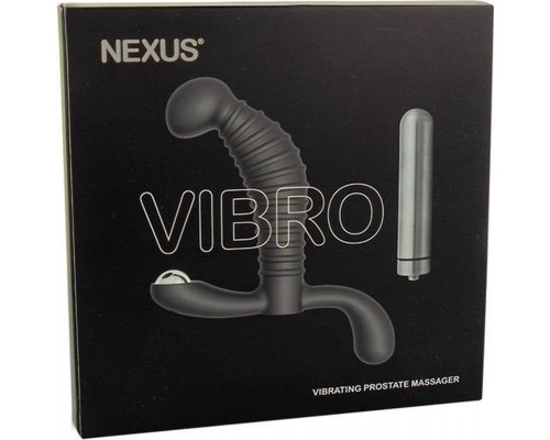Заказать Черный стимулятор простаты Nexus Vibro - 10,2 см.
