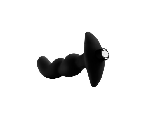 Черный вибромассажер простаты Prostate Massager 03 - 15,2 см.