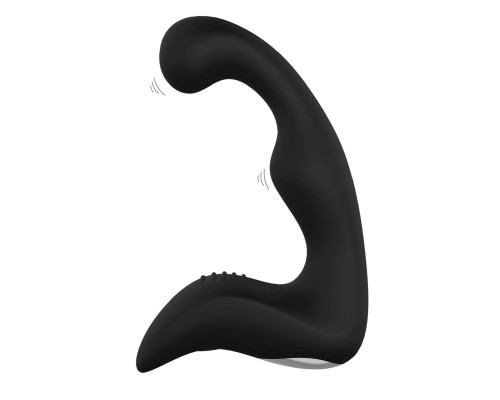 Заказать Чёрный перезаряжаемый массажёр простаты BOOTY PLEASER