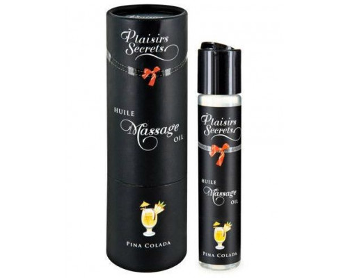 Заказать Массажное масло с ароматом пина колады Huile de Massage Gourmande Pina Colada - 59 мл.