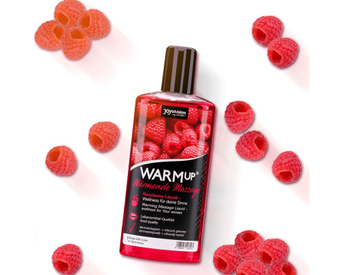 Заказать Массажное масло с ароматом малины WARMup Raspberry - 150 мл.