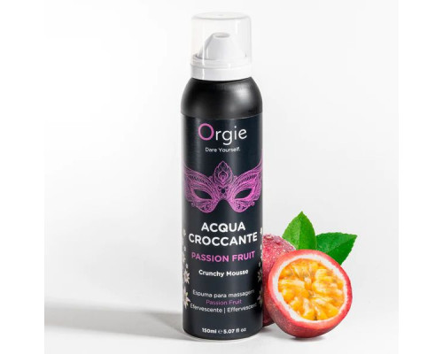 Заказать Хрустящая пенка для массажа Acqua Croccante Passion Fruit - 150 мл.