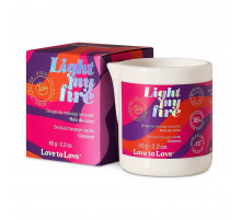 Массажная свеча Light My Fire Coconut с ароматом кокоса - 65 гр.