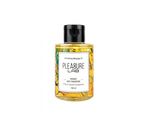 Заказать Массажное масло Pleasure Lab Refreshing с ароматом манго и мандарина - 100 мл.