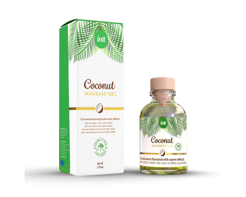 Заказать Массажный гель с ароматом кокоса Coconut - 30 мл.
