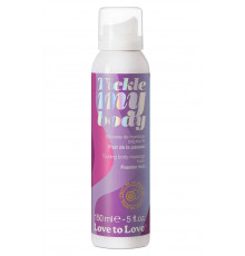 Массажная хрустящая пенка Tickle My Body Passion Fruit с ароматом маракуйи - 150 мл.