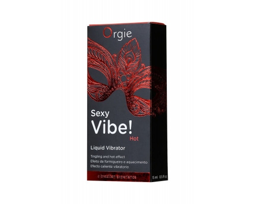 Заказать Разогревающий гель для массажа ORGIE Sexy Vibe Hot с эффектом вибрации - 15 мл. Заказать Разогревающий гель для массажа ORGIE Sexy Vibe Hot с эффектом вибрации - 15 мл.