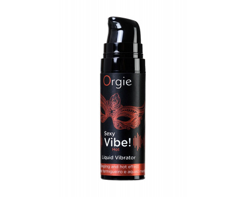 Заказать Разогревающий гель для массажа ORGIE Sexy Vibe Hot с эффектом вибрации - 15 мл. Заказать Разогревающий гель для массажа ORGIE Sexy Vibe Hot с эффектом вибрации - 15 мл.
