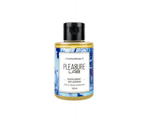 Заказать Массажное масло Pleasure Lab Enchanting с ароматом черной смородины и лаванды - 100 мл.