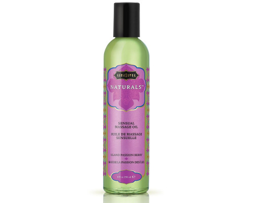 Заказать Массажное масло Naturals Island Passion Berry с ароматом тропических фруктов - 236 мл.