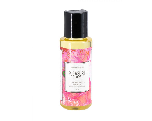 Заказать Массажное масло Pleasure Lab Delicate с ароматом пиона и пачули - 50 мл.