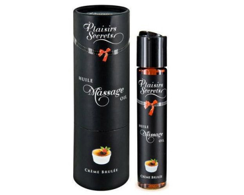 Заказать Массажное масло с ароматом крем брюле Huile de Massage Gourmande Creme Brulée - 59 мл.