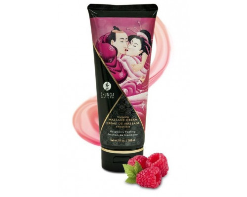 Заказать Массажный крем для тела с ароматом малины Raspberry feeling - 200 мл.