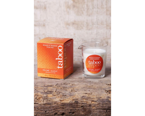 Заказать Массажное аромамасло с афродизиаками для женщин RUF Taboo Peche sucre - 60 гр.