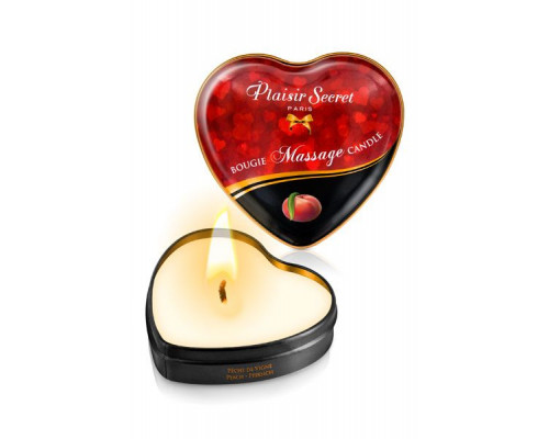 Заказать Массажная свеча с ароматом персика Bougie Massage Candle - 35 мл.