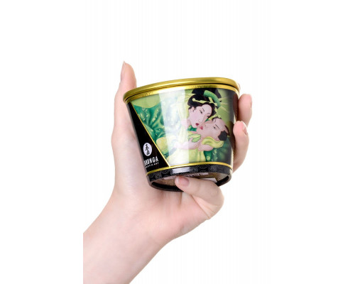 Заказать Массажная свеча Exotic Green Tea с ароматом зелёного чая - 170 мл.