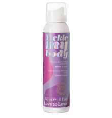 Массажная хрустящая пенка Tickle My Body Cotton Candy с ароматом сладкой ваты - 150 мл.