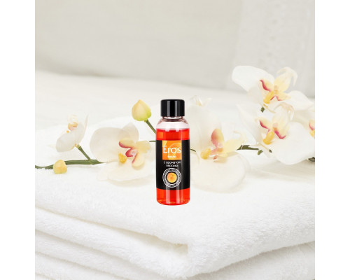 Заказать Массажное масло Eros exotic с ароматом персика - 50 мл.