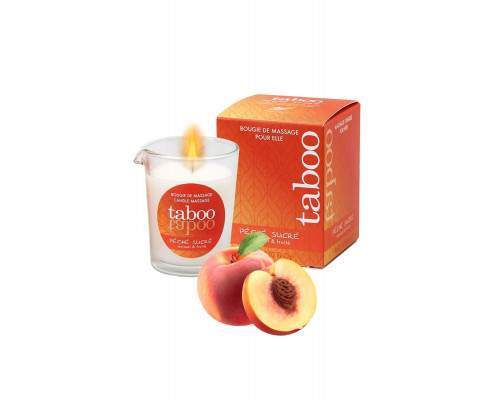 Заказать Массажное аромамасло с афродизиаками для женщин RUF Taboo Peche sucre - 60 гр.