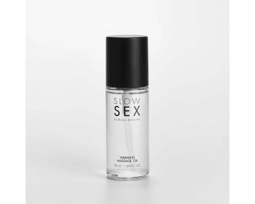 Заказать Съедобное cогревающее массажное масло Slow Sex - 50 мл.
