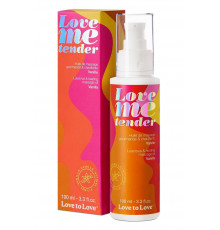 Съедобное согревающее массажное масло Love Me Tender Vanilla с ароматом ванили - 100 мл.