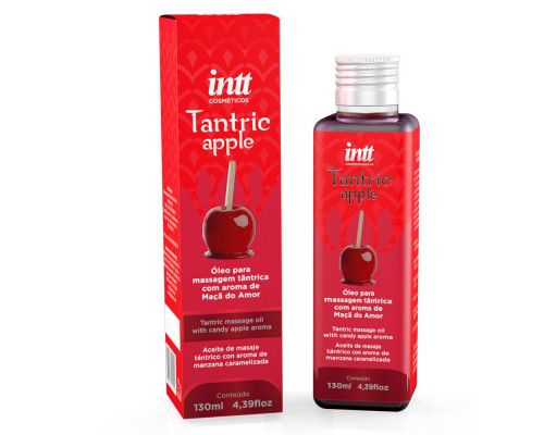 Заказать Массажное масло Tantric Apple с ароматом яблока - 130 мл.