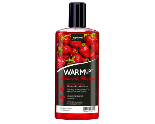 Заказать Разогревающее масло WARMup Strawberry - 150 мл.