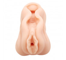 Телесный мастурбатор-вагина AVA с необычным дизайном