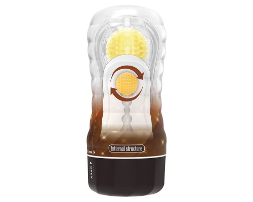 Заказать Прозрачный текстурированный мастурбатор Vacuum Cup Masturbator Stellar