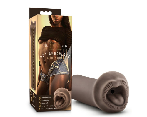 Заказать Коричневый мастурбатор-ротик Naughty Nicole