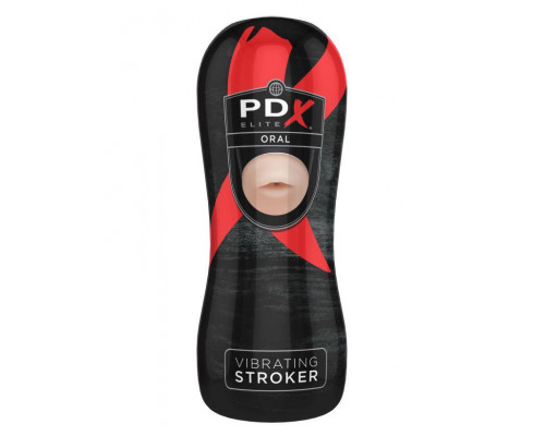 Заказать Мастурбатор-ротик Vibrating Oral Stroker