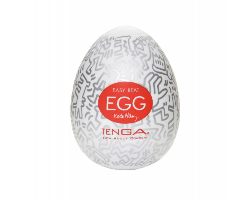 Заказать Мастурбатор-яйцо Keith Haring EGG PARTY