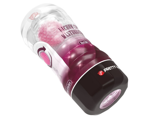 Заказать Прозрачный текстурированный мастурбатор Vacuum Cup Masturbator Black Hole