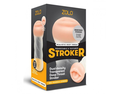 Заказать Мастурбатор-ротик ZOLO DEEP THROAT