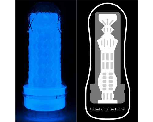 Заказать Светящийся в темноте мастурбатор Lumino Play Masturbator Pocketed