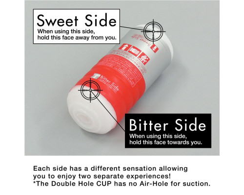 Заказать Мастурбатор Double Hole CUP U.S.