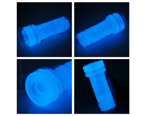 Заказать Светящийся в темноте мастурбатор Lumino Play Masturbator Ribbed
